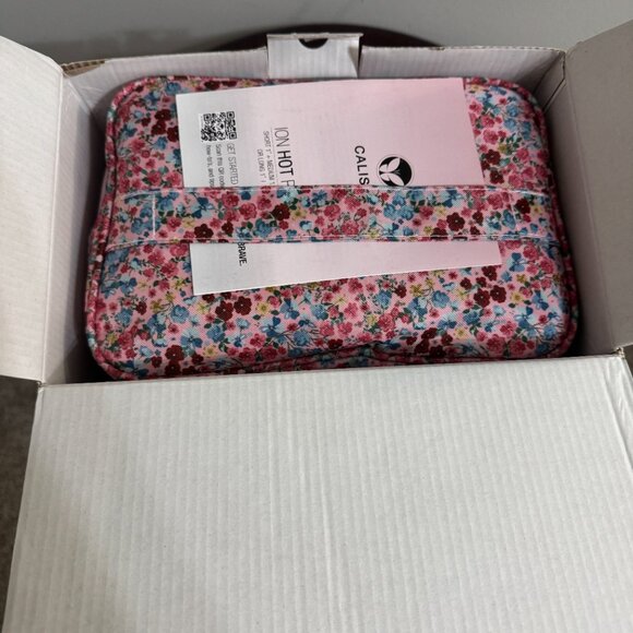 Calista Ion Hot Rollers With Floral Case, New in Box - Picture 2 of 3